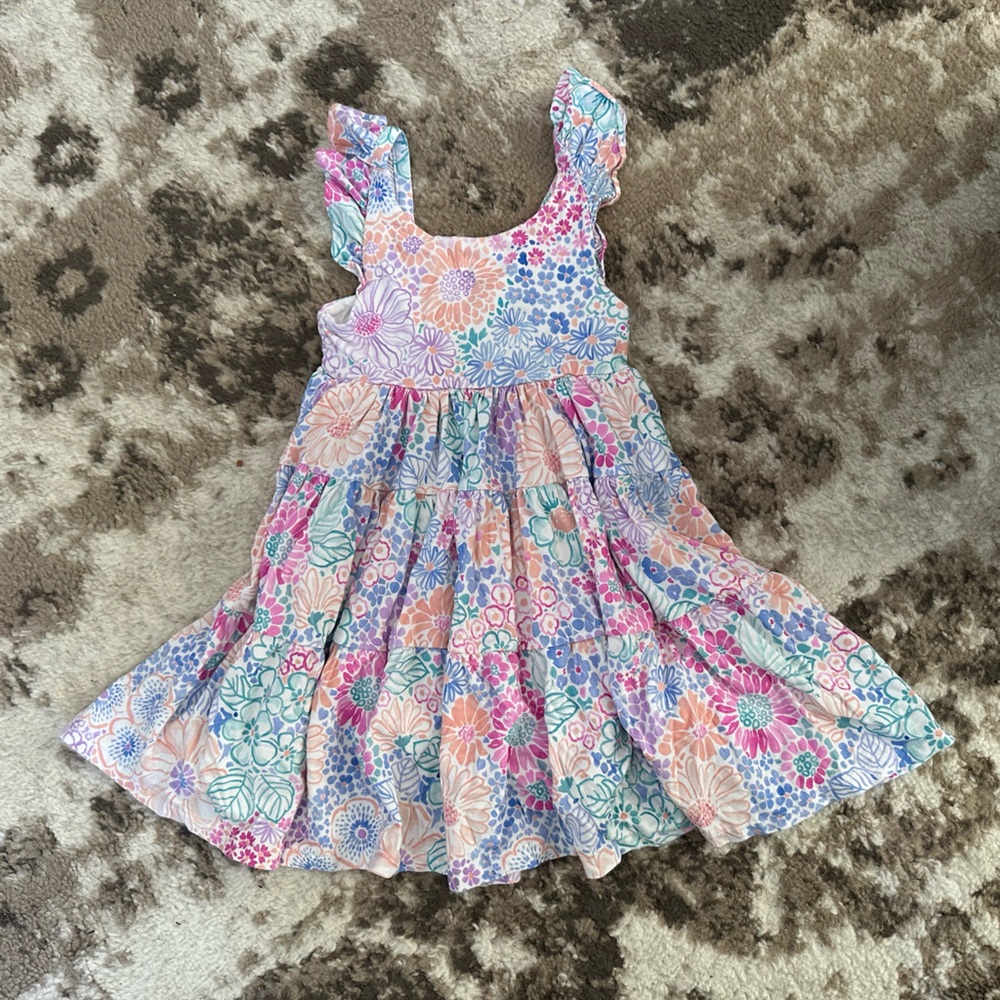 Little Sleepies doodle blooms dress